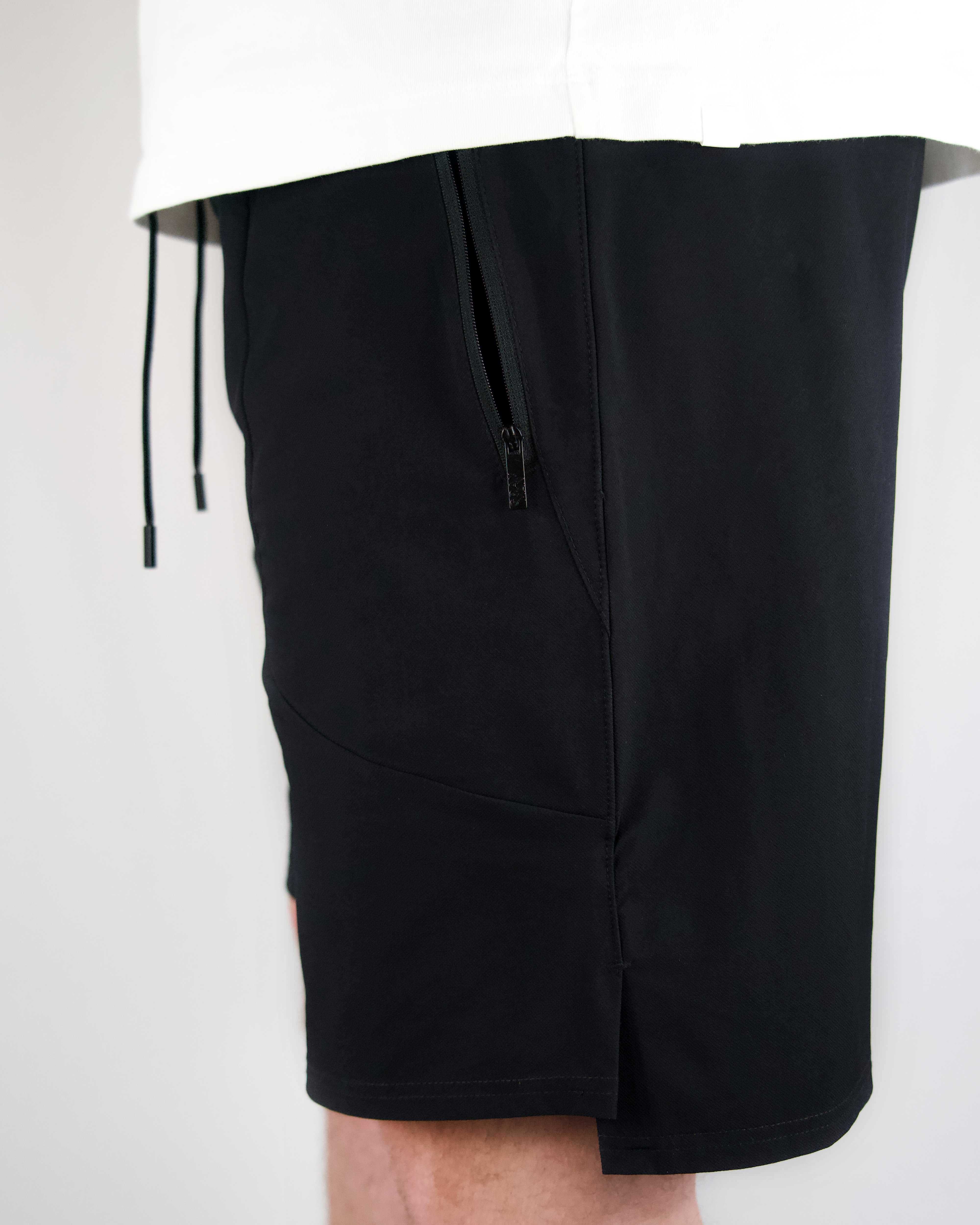 Conceal Carry Shorts | Plague Black- 8"