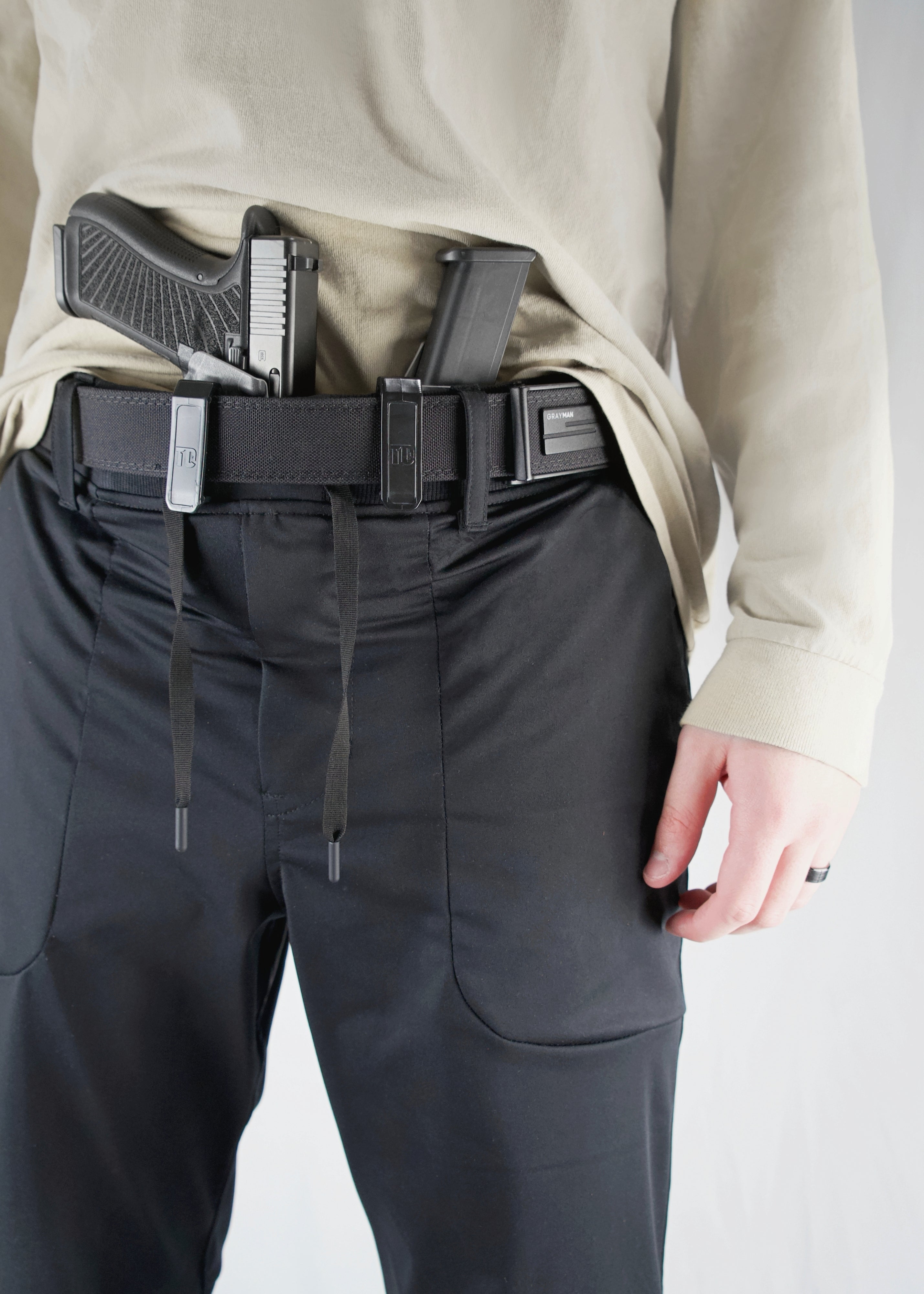 Conceal Carry Joggers | Plague Black