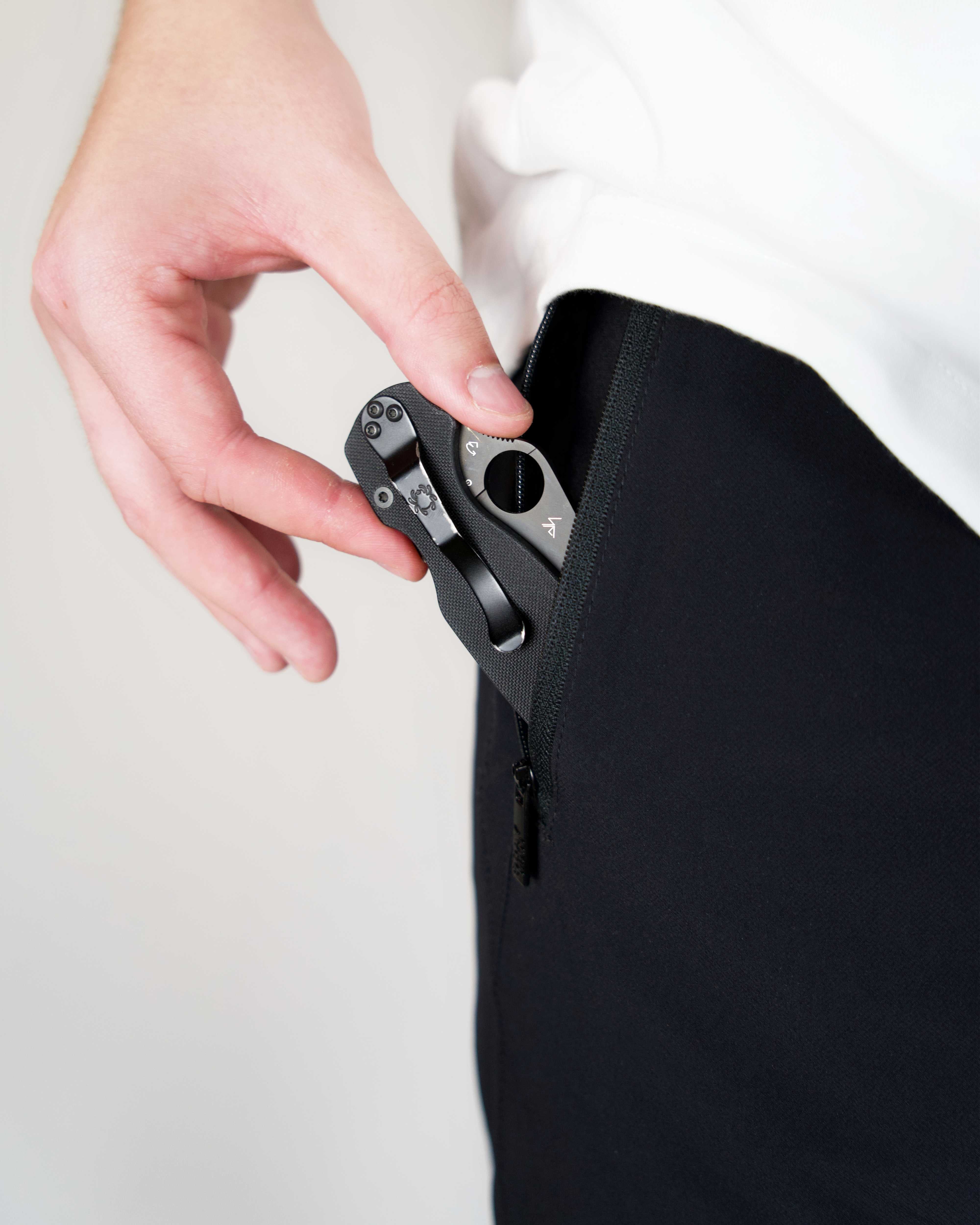 Plague Black- 8" Conceal Carry Shorts & Belt